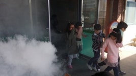 파주소방서, 천현초등학교 소방훈련 실시