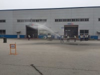 아산소방서, 현대글로비스(주) 합동소방훈련 실시