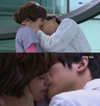'제대' 송중기, 이영은과의 눈물어린 계단 키스신 눈길…