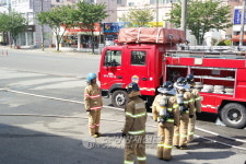 통영소방서, 2015년 상반기 소방전술훈련 평가 실시