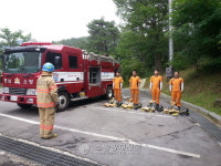 서산소방서, 충남 소방전술경연 출전 훈련 구슬땀