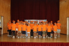 부여소방서, 초촌초등학교 한국119소년단 입단식 가져