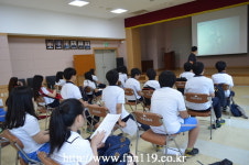 대구수성소방서, 중학교 자유학기제 체험 및 소소심 교육 실시