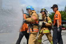 태백소방서, 국민안전처 실무자 소방안전체험교육 실시