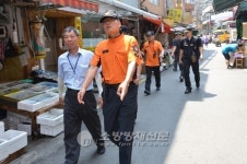 종로소방서, 창신골목시장 유관기관 합동 소방통로확보훈련 실시
