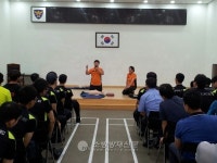 송파소방서, 서울지방경찰청 제3기동단 시민안전파수꾼 교육 실시