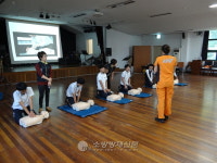 함양소방서, 안의중학교 ‘Safe119-나르미’ 소방안전교육 실시