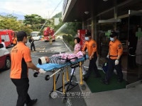 하동소방서, 우리들병원 민관합동 소방훈련