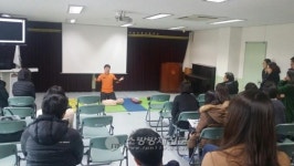송파소방서, 오금초등학교 교직원 대상 소방안전교육