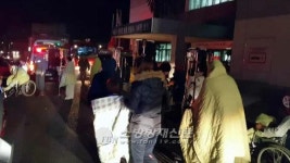 거제 대우병원 연기 발생, 환자 183명 대피