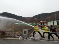 순천 승주119, 소방차량 흡수조작 훈련