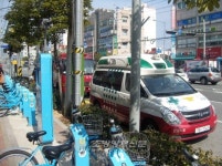여수 봉산119, 소방차 길 터주기 훈련