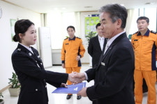 대구북부소방서, 봄처럼 푸른 새내기 소방관 임용 신고