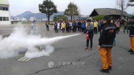 밀양소방서, 국립식량과학원 시나리오 없는 합동소방훈련
