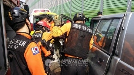 의정부소방서, 고읍교차로 부근 교통사고 인명구조