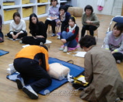 광양 광영119, 혜화유치원 교사 대상 심폐소생술 교육