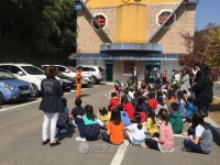 순천 저전119, 상사초등학교 합동 소방훈련