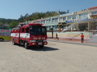 보성 도양119, 도덕초등학교 합동소방훈련