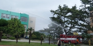 보성 고흥119, 고흥산업과학고등학교  합동소방훈련