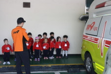 한나어린이집 광주 북부소방서 견학