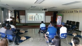 청주동부소방서, 대성고등학교 CPR 교육
