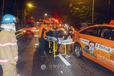 올림픽대로 교통사고 인명구조