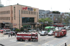서울중부소방서 앞  ‘소방차 긴급출동신호시스템’ 운영