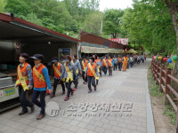 안동 청송119안전센터, 등산목 안전지킴이 운영!