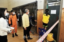 [PHOTO NEWS] 청옥초등학교 안전훈련 점검하는 이성호 차관