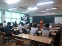 순천 왕조119, 금당고 학생 대상 미래소방관 체험