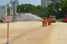 강남소방서, 도곡중학교 재난대응훈련