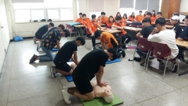 순천 저전119, 119시민 수상구조대 자원봉사자 교육 훈련