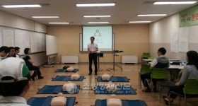안양소방서, 홈플러스 안양점 관계자 심폐소생술 교육