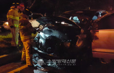 부산 진구 당감동 차량서 화재… 인명피해 없어