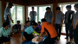 순천소방서, 송광면 의용소방대 정기교육