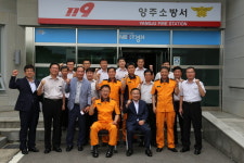 이성호 양주시장, 양주소방서 직원 격려차 방문