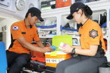 노원소방서, 폭염특보에 따른 119 폭염구급대 운영