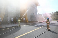 화순소방서, 나드리노인복지관 화재진압ㆍ대피 훈련