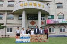영주소방서, 추석 명절 맞아 사회복지시설 위문품 전달