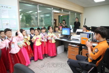 추석 맞아 동작소방서 깜짝 방문한 구립태성어린이집 친구들