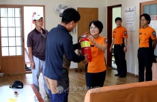 횡성소방서, 횡성읍 송전리 마을에 안전 선물