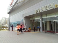 인천중부소방서, 송림체육관 합동소방훈련