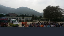 여수 소라119, 관기초등학교 합동소방훈련