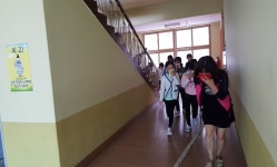 순천소방서, 신흥초 합동 소방훈련