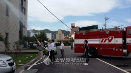 여수 여서119, 한국전력공사 소방합동훈련