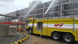 여수 평여119, 한화케미칼(주)TDI 합동소방훈련