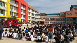 영주소방서, 중앙초등학교 공공기관 합동소방훈련 실시