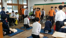 의령소방서, 의령고등학교 CPR 교육