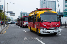 서울강서소방서, 소방차 길 터주기 훈련