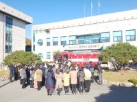 홍천소방서, 홍천교육청 대상 공공기관 합동소방훈련